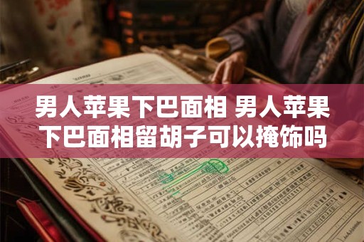 男人苹果下巴面相 男人苹果下巴面相留胡子可以掩饰吗