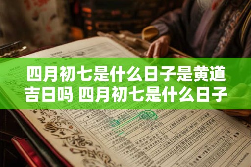 四月初七是什么日子是黄道吉日吗 四月初七是什么日子是黄道吉日吗女生