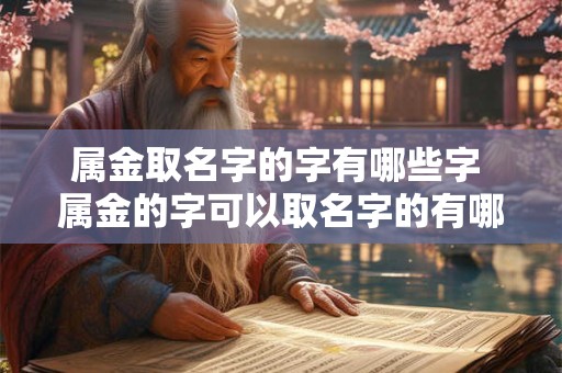 属金取名字的字有哪些字 属金的字可以取名字的有哪些