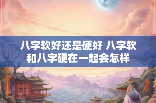 八字软好还是硬好 八字软和八字硬在一起会怎样