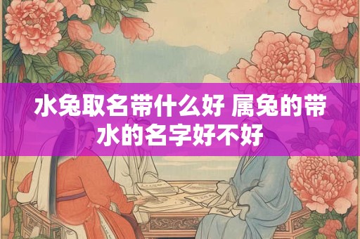 水兔取名带什么好 属兔的带水的名字好不好 水兔取名带什么好 属兔的带水的名字好不好