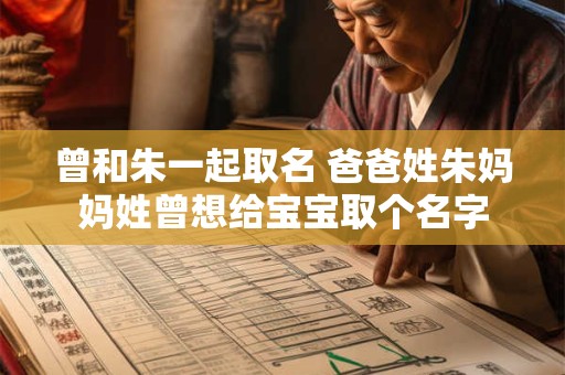 曾和朱一起取名 爸爸姓朱妈妈姓曾想给宝宝取个名字