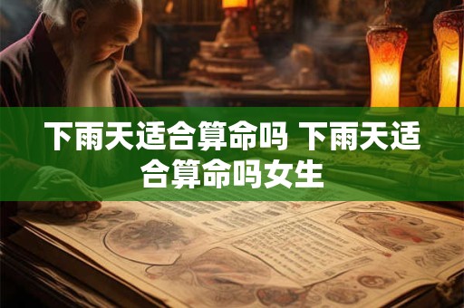 下雨天适合算命吗 下雨天适合算命吗女生