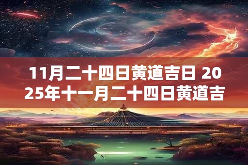 11月二十四日黄道吉日 2025年十一月二十四日黄道吉日