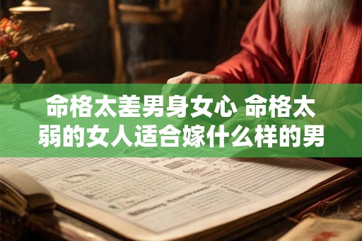命格太差男身女心 命格太弱的女人适合嫁什么样的男人