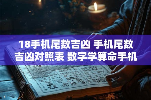18手机尾数吉凶 手机尾数吉凶对照表 数字学算命手机号码