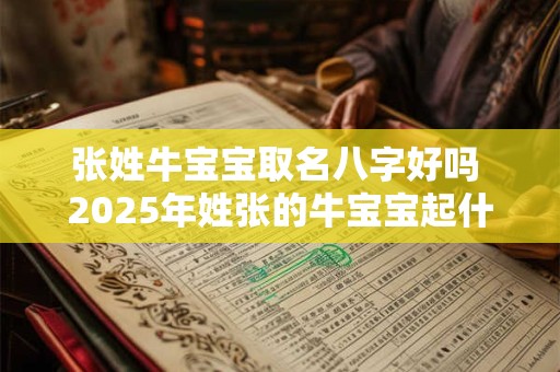 张姓牛宝宝取名八字好吗 2025年姓张的牛宝宝起什么名字好