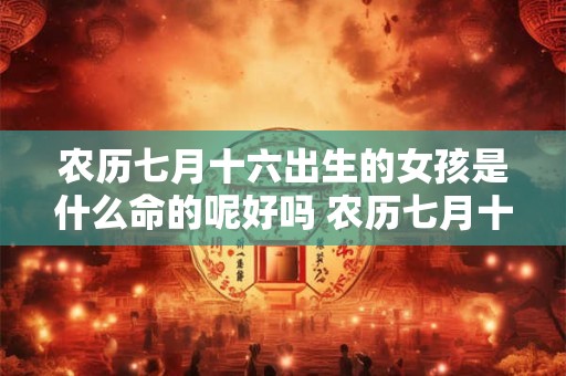 农历七月十六出生的女孩是什么命的呢好吗 农历七月十一出生的人命怎么样