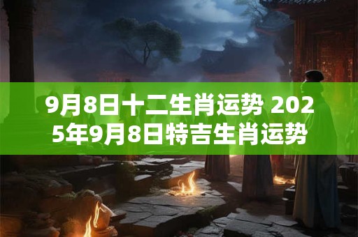 9月8日十二生肖运势 2025年9月8日特吉生肖运势