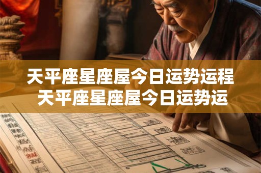 天平座星座屋今日运势运程 天平座星座屋今日运势运程查询