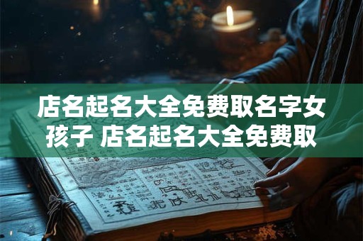 店名起名大全免费取名字女孩子 店名起名大全免费取名字女孩子两个字