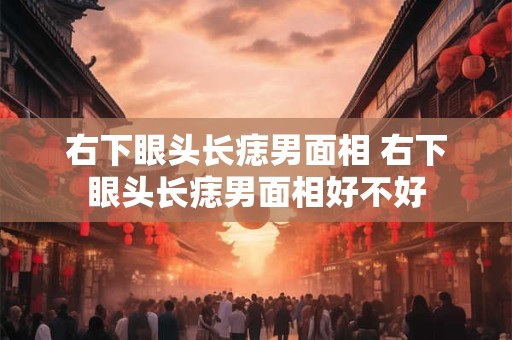 右下眼头长痣男面相 右下眼头长痣男面相好不好