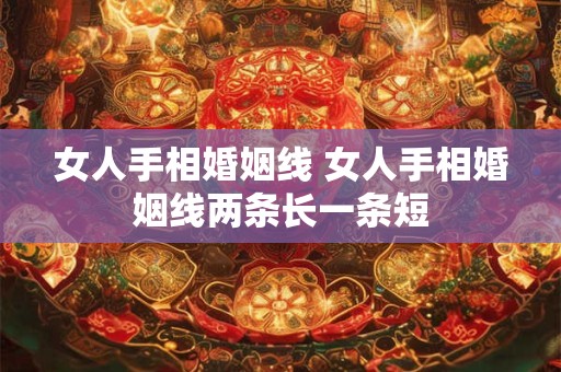 女人手相婚姻线 女人手相婚姻线两条长一条短 女人手相婚姻线 女人手相婚姻线两条长一条短