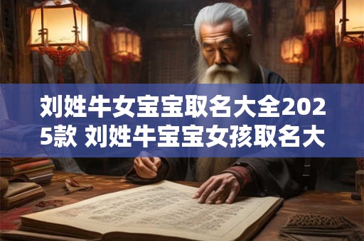 刘姓牛女宝宝取名大全2025款 刘姓牛宝宝女孩取名大全2025款