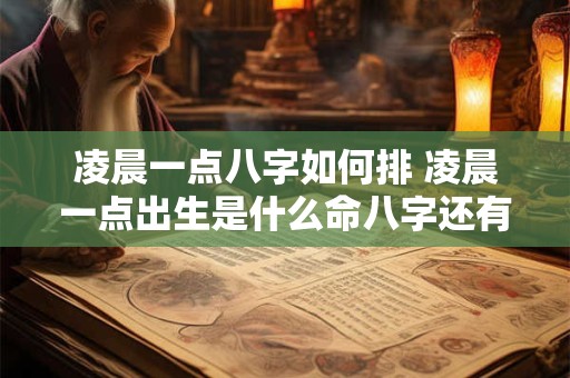 凌晨一点八字如何排 凌晨一点出生是什么命八字还有生辰