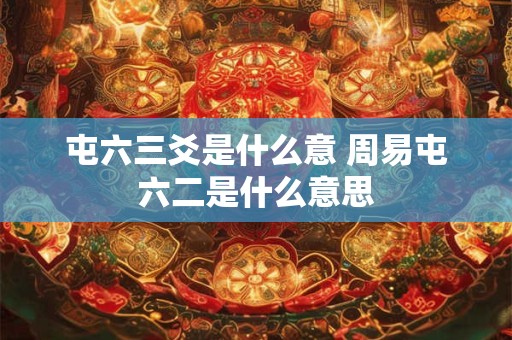 屯六三爻是什么意 周易屯六二是什么意思