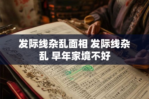 发际线杂乱面相 发际线杂乱 早年家境不好
