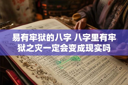 易有牢狱的八字 八字里有牢狱之灾一定会变成现实吗