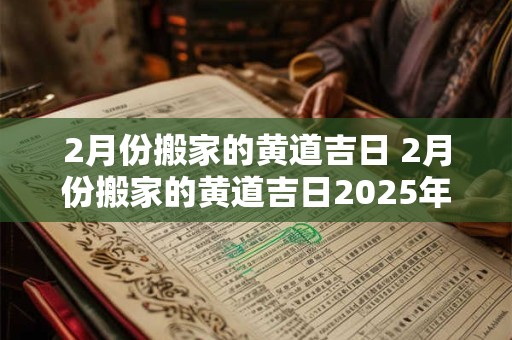 2月份搬家的黄道吉日 2月份搬家的黄道吉日2025年是哪天呢