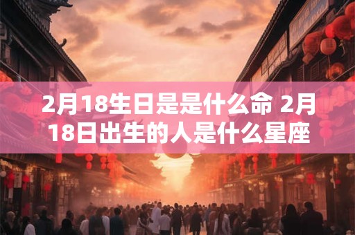 2月18生日是是什么命 2月18日出生的人是什么星座