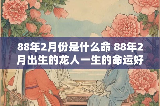 88年2月份是什么命 88年2月出生的龙人一生的命运好吗