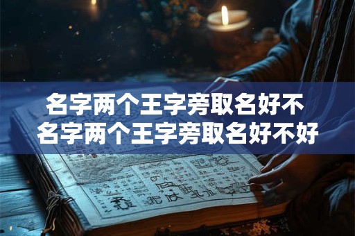 名字两个王字旁取名好不 名字两个王字旁取名好不好呀