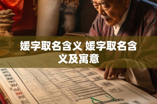 媛字取名含义 媛字取名含义及寓意