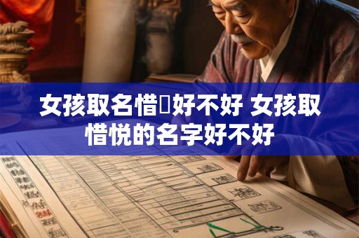 女孩取名惜玥好不好 女孩取惜悦的名字好不好