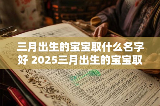 三月出生的宝宝取什么名字好 2025三月出生的宝宝取什么名字好