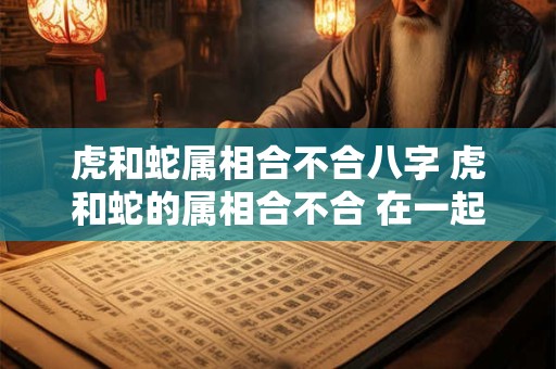 虎和蛇属相合不合八字 虎和蛇的属相合不合 在一起好吗