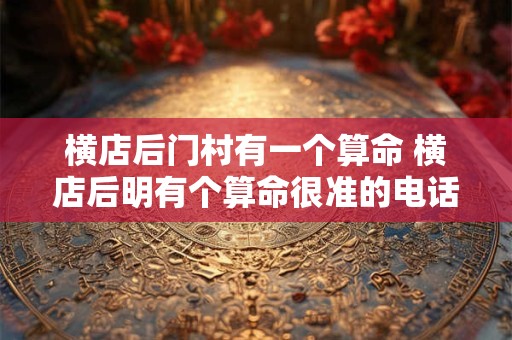 横店后门村有一个算命 横店后明有个算命很准的电话