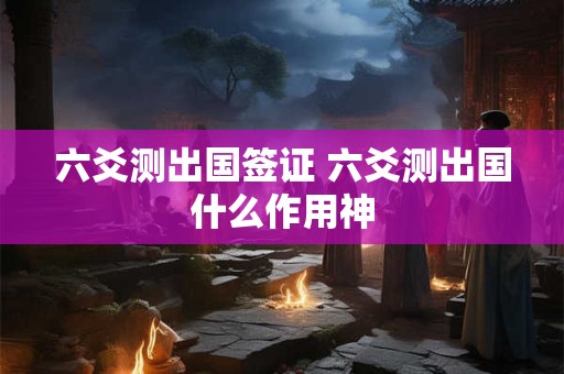 六爻测出国签证 六爻测出国什么作用神 六爻测出国签证 六爻测出国什么作用神