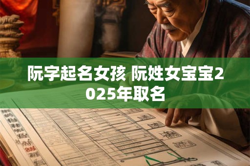 阮字起名女孩 阮姓女宝宝2025年取名