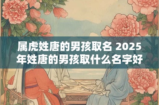 属虎姓唐的男孩取名 2025年姓唐的男孩取什么名字好