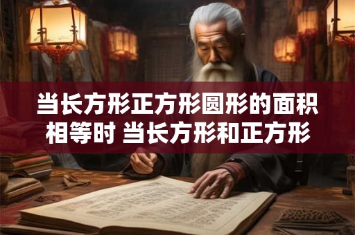 当长方形正方形圆形的面积相等时 当长方形和正方形的面积相等时周长较短的是长方形 当长方形正方形圆形的面积相等时 当长方形和正方形的面积相等时周长较短的是长方形