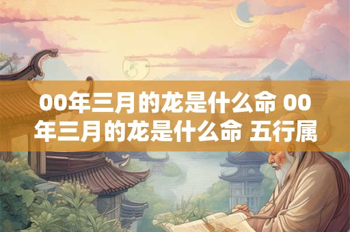 00年三月的龙是什么命 00年三月的龙是什么命 五行属什么