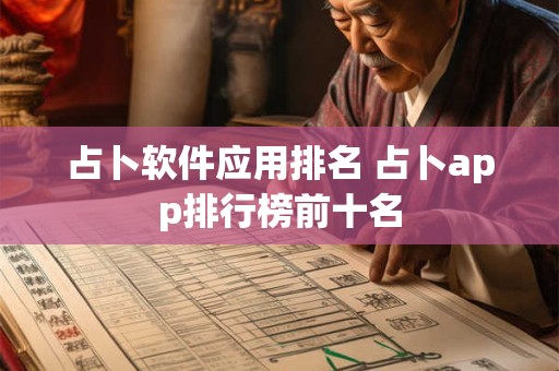 占卜软件应用排名 占卜app排行榜前十名