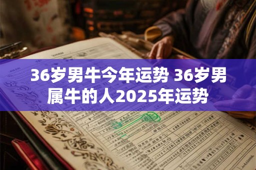 详细阅读:36岁男牛今年运势 36岁男属牛的人2025年运势 36岁男牛今年运势 36岁男属牛的人2025年运势