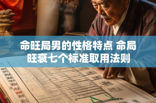 命旺局男的性格特点 命局旺衰七个标准取用法则