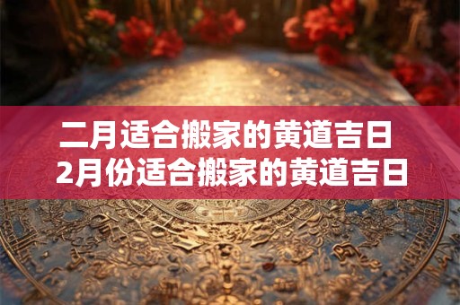 二月适合搬家的黄道吉日 2月份适合搬家的黄道吉日2025年