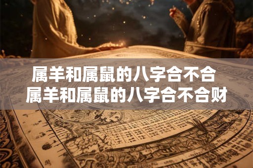 属羊和属鼠的八字合不合 属羊和属鼠的八字合不合财运