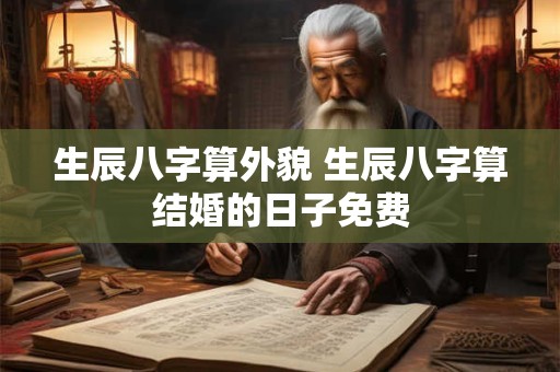 生辰八字算外貌 生辰八字算结婚的日子免费