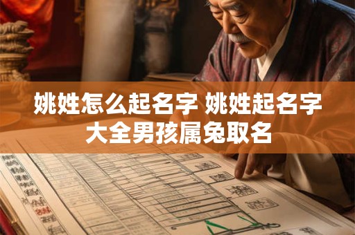 姚姓怎么起名字 姚姓起名字大全男孩属兔取名