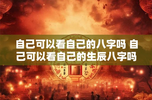 自己可以看自己的八字吗 自己可以看自己的生辰八字吗