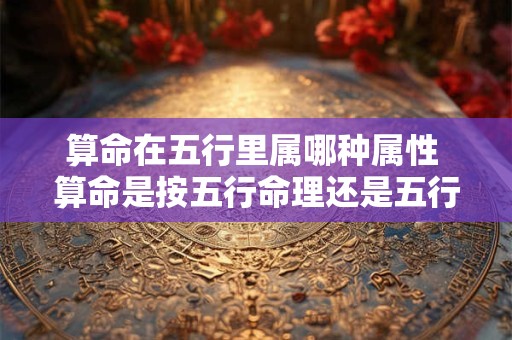 算命在五行里属哪种属性 算命是按五行命理还是五行纳音算