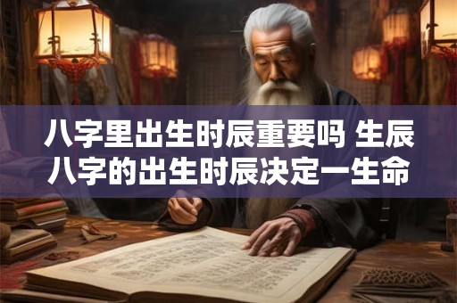 八字里出生时辰重要吗 生辰八字的出生时辰决定一生命运