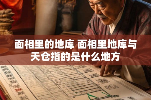 面相里的地库 面相里地库与天仓指的是什么地方