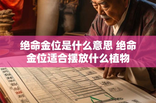 绝命金位是什么意思 绝命金位适合摆放什么植物