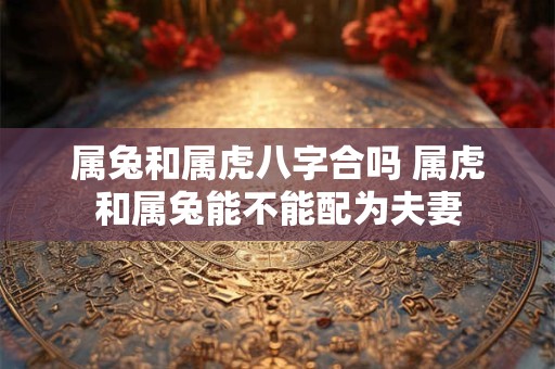 详细阅读:属兔和属虎八字合吗 属虎和属兔能不能配为夫妻 属兔和属虎八字合吗 属虎和属兔能不能配为夫妻