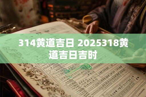 314黄道吉日 2025318黄道吉日吉时